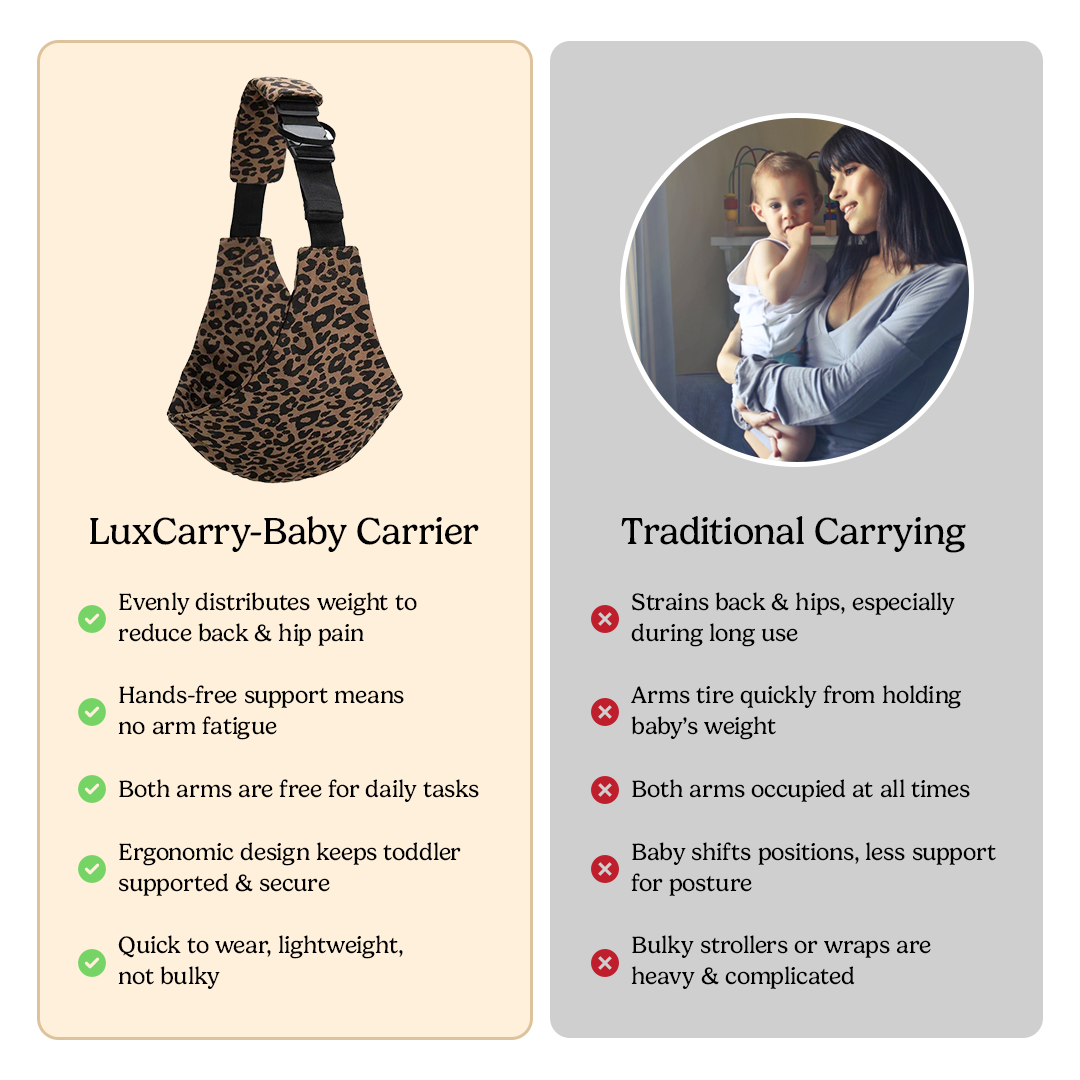 LuxCarry - Baby/Toddler Carrier